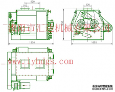 双轴桨叶混合机
